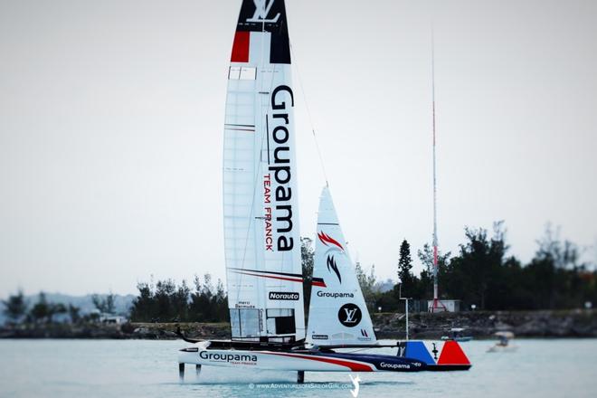 Groupama Team France - 2017 America's Cup © www.AdventuresofaSailorGirl.com